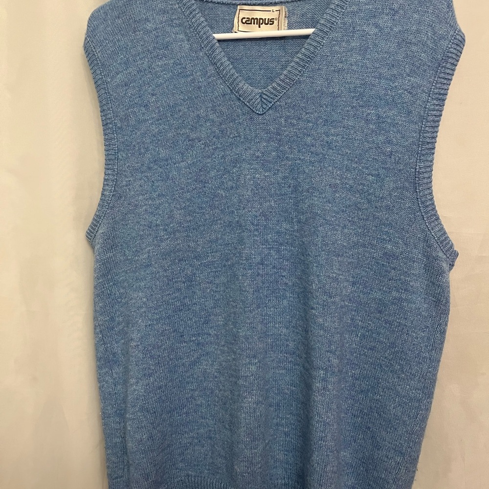 Vintage Campus Wool Vest